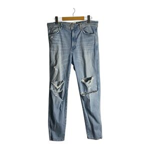 AGOLDE Women's Roxanne Super High Rise Skinny Distressed Denim in Dreamer
